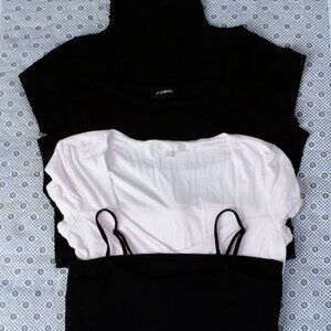 Bundle 4pc., crop tops - size XS